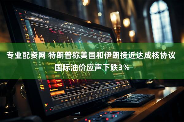 专业配资网 特朗普称美国和伊朗接近达成核协议 国际油价应声下跌3%
