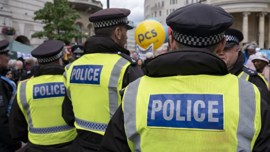 2025 年 6 月 7 日，英国伦敦的大都会警察局。