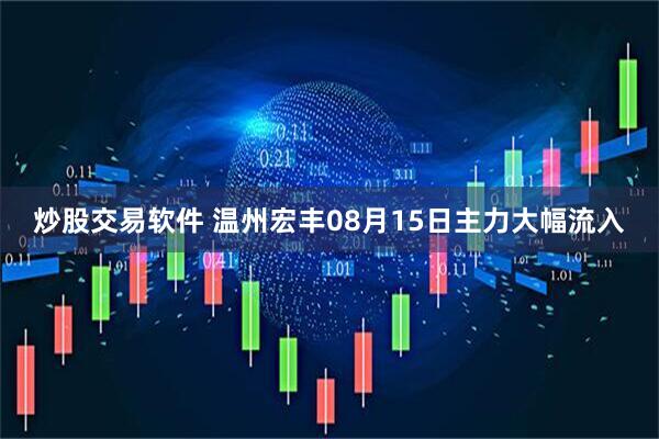 炒股交易软件 温州宏丰08月15日主力大幅流入